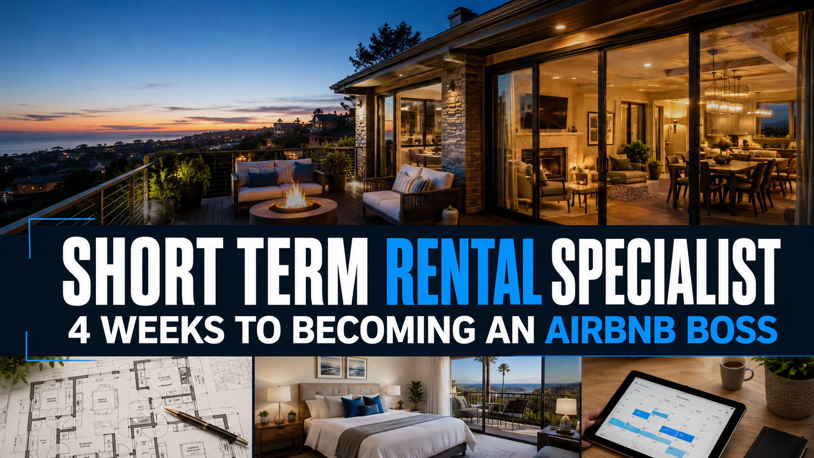 Short Term Rental Specialist: 4 Weeks to Becoming an Airbnb Boss
