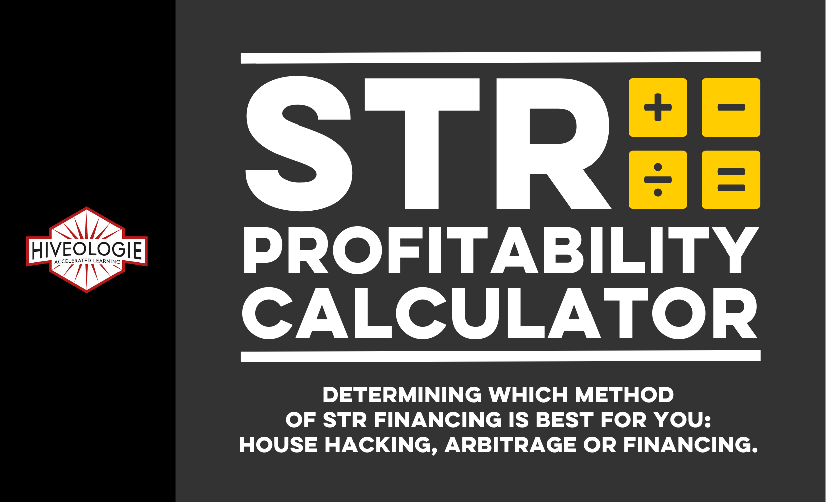 STR Profitability Calculator