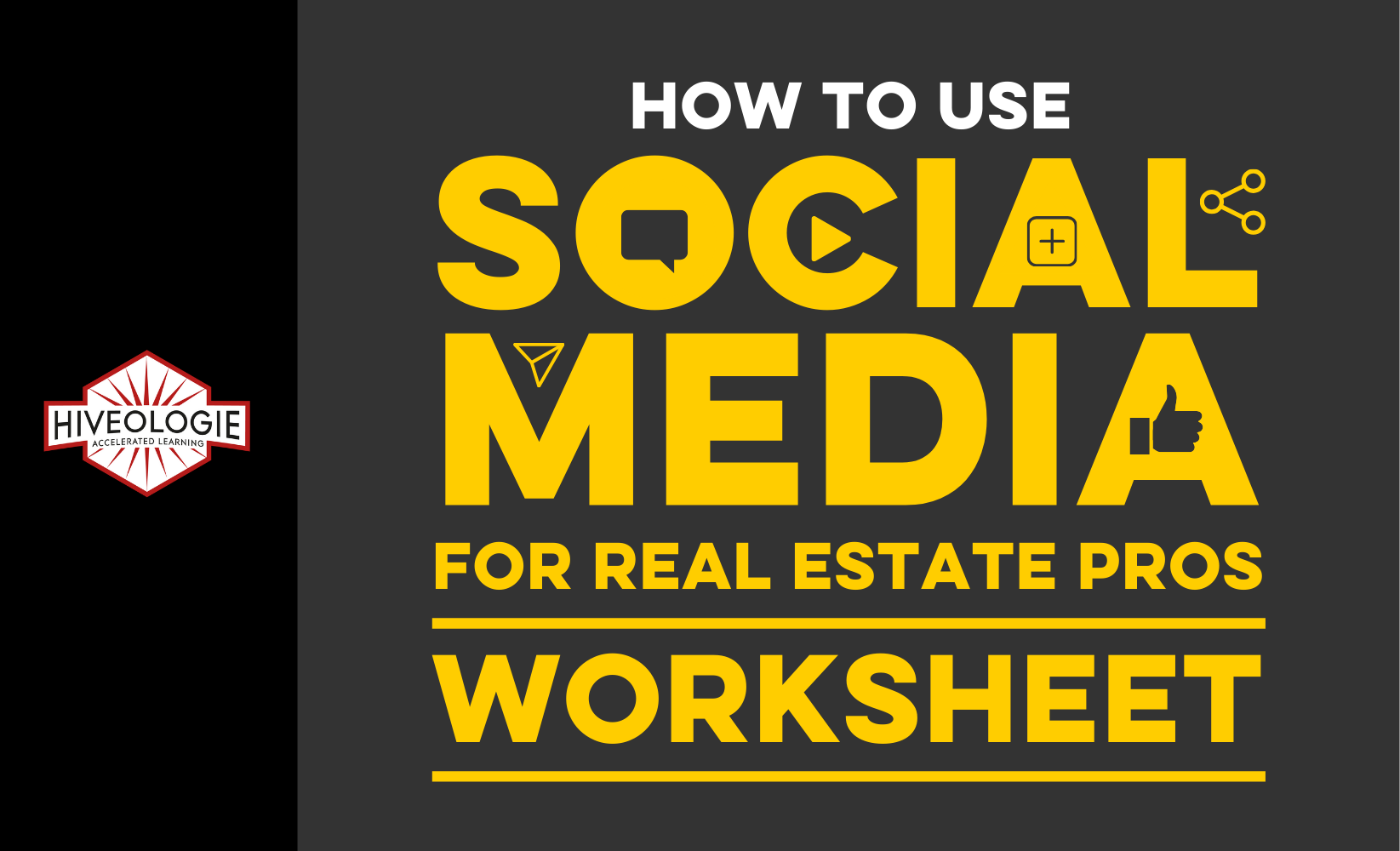 How to Use Social Media for Real Estate Pros Worksheet