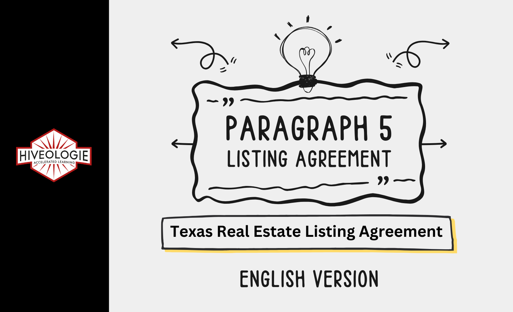 Paragraph 5 - Texas Real Estate Listing Agreement - English