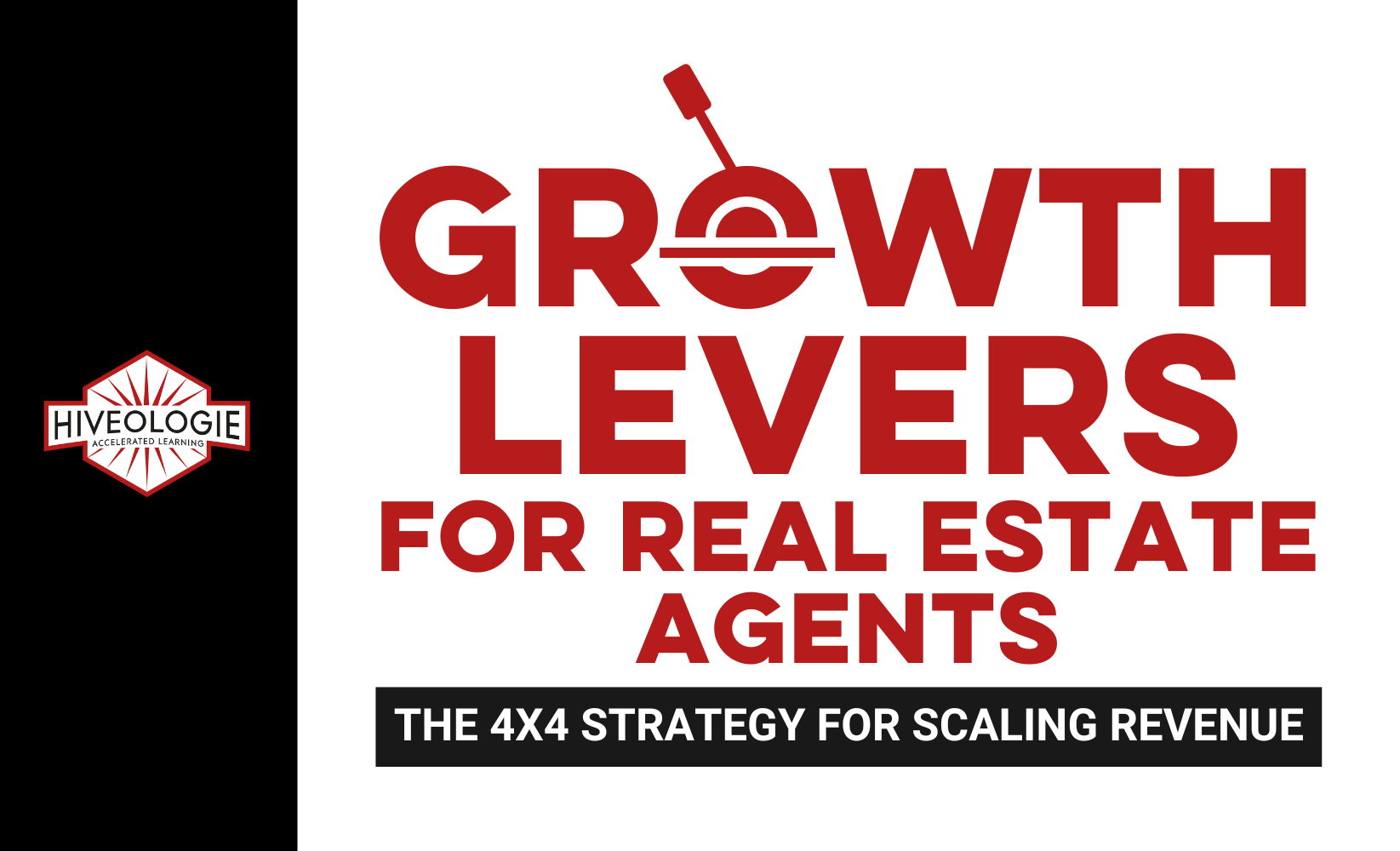 Growth Levers for Real Estate Agents: The 4x4 Strategy for Scaling Revenue Growth