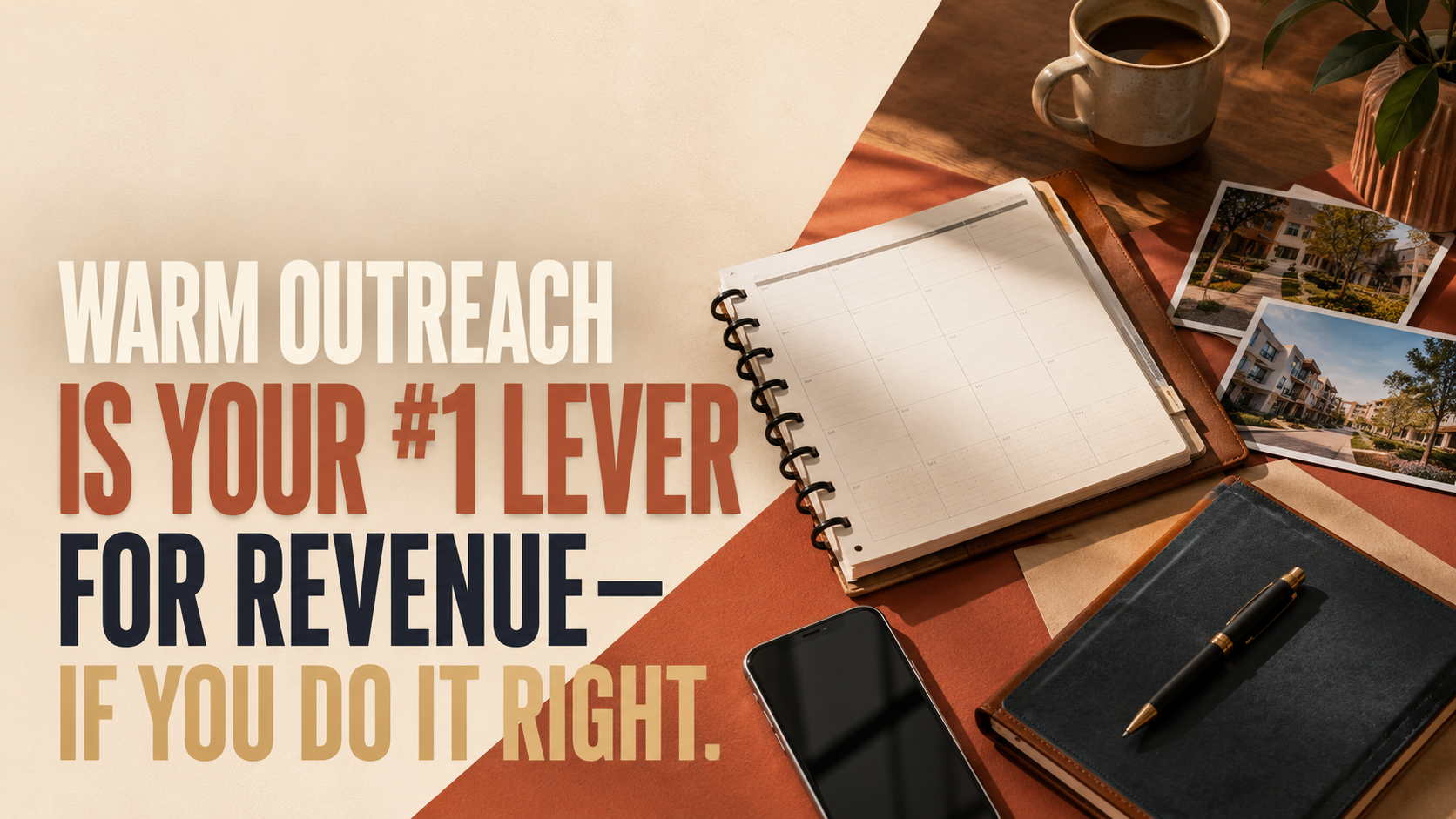 Warm Outreach is your #1 lever for revenue—if you do it right.