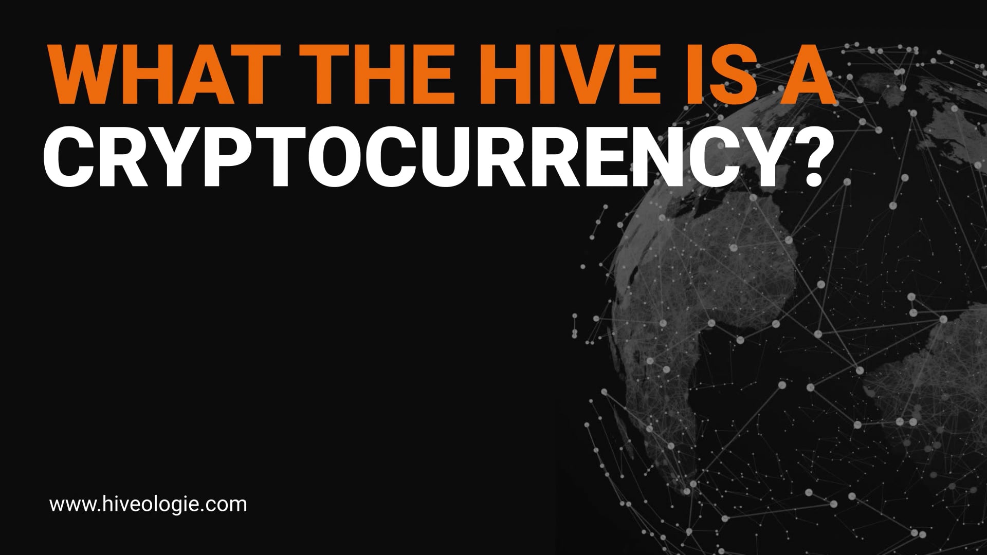 What the hive is a CRYPTOCURRENCY?