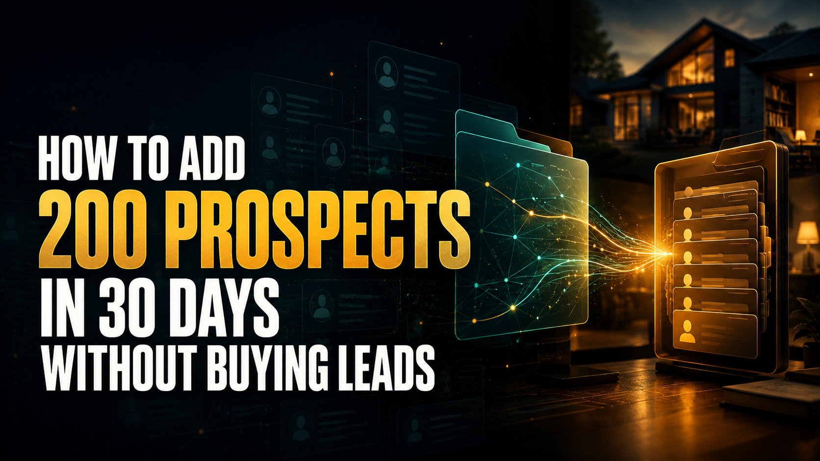 How To Add 200 Prospects In 30 Days Without Buying Leads