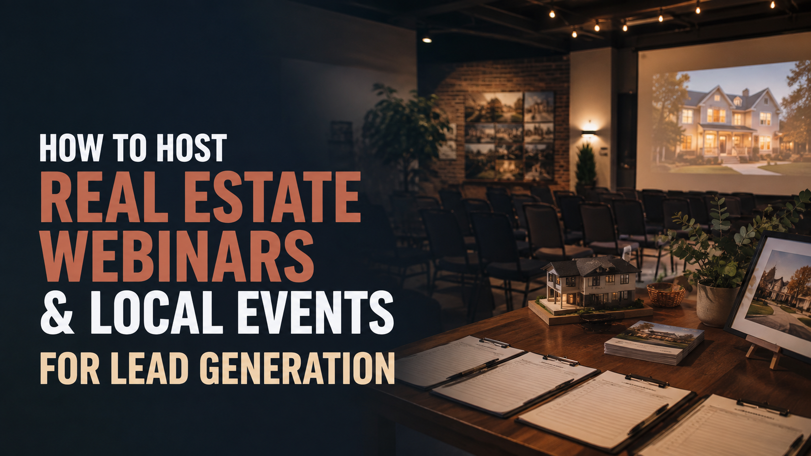 How to Host Real Estate Webinars & Local Events for Lead Generation