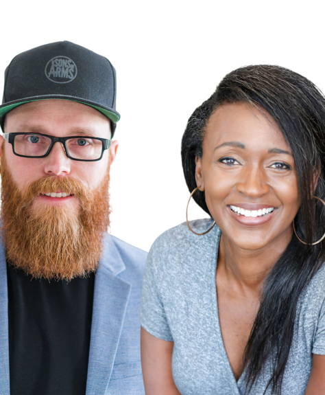 Davina Hughes and Jesse Wood
