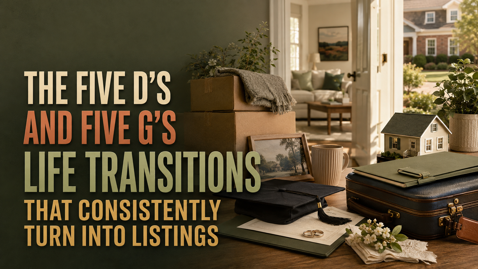 The Five D’s and Five G’s Life Transitions That Consistently Turn Into Listings
